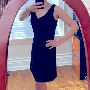 Benetton velvet cocktail dress